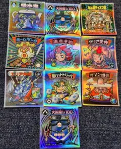 ビックリマンシール バグ悪魔vsギガ天使【10枚まとめて！】ホログラム　 ロッテ