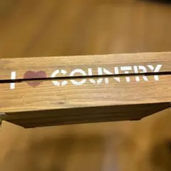 I ❤️ COUNTRY 木製ボックス カントリー雑貨