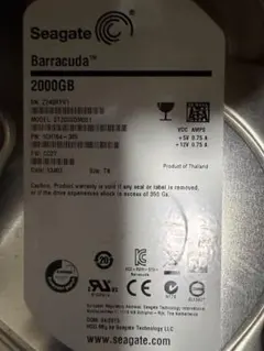 Seagate ST2000DM001 2TB HDD 1500時間