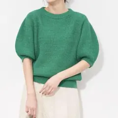 美品✨ダーマコレクション カシミヤ100% ビジュー ニットワンピース 