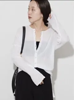 plage 別注 アトリエフランセ　ヘンリーネック plage 別注 アトリエフランセ ヘンリーネックブラウスシャツ