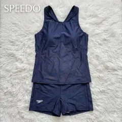 新品✨スピード speedo セパレート水着 ネイビー L フィットネス 2分丈