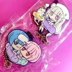 リゼロ 缶バッジ　lette-graph エミリア　くじ　万博　ラバスト　⑤ リゼロ 缶バッジ lette-graph エミリア くじ 万博 ラバスト ⑤