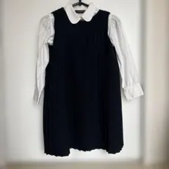 キッズ フォーマル ドレス ワンピース 黒 ブラック