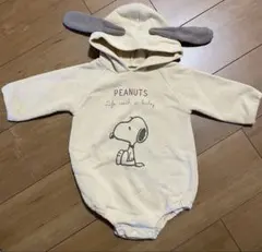 【Betty様専用】PEANUTS スヌーピー フード付きロンパース