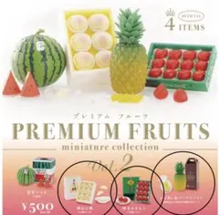 PREMIUM FRUITS ミニチュアコレクション Vol.2 3種セット