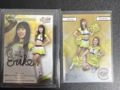 タイガースガールズ erika 直筆 サイン カード チアリーダー bbm 阪神