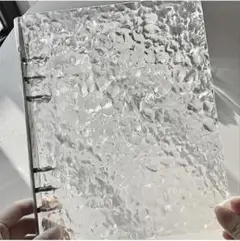 シール帳　トレカケース オタ活　手帳バインダー　　 クリア リフィル付き