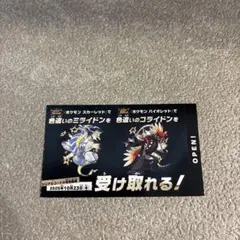 ポケモン　色違い　ミライドン　コライドン　1枚