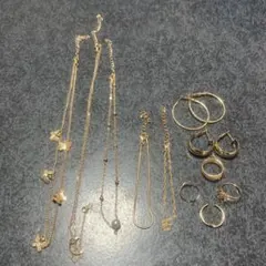 K*y様 ゴールドトーン アクセサリー11点セット