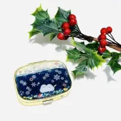 シマエナガ✧︎レジンピルケース 紅葉 シマエナガ✧︎レジンピルケース 紅葉