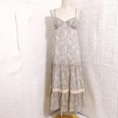 新品　PATTERN マキシ丈　サマードレス（ロングキャミワンピース）　Mのサムネイル