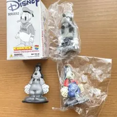 メディコムトイ　キューブリック　グーフィー　白黒　ブリキフィギュア