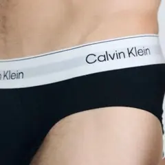 カルバンクライン　メンズビキニ　L(M) 黒　ビキニブリーフ　男性ブリーフ　下着