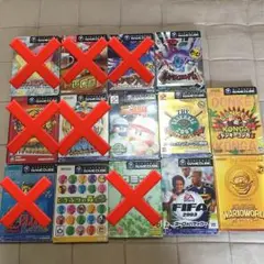 ゲームキューブソフト14点バラ売り可、セット売り可
