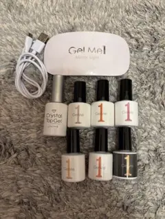 GelMe1 ジェルネイル7本＋ LEDライト付き