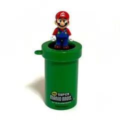 スーパーマリオブラザーズ 2006 マリオ 土管 フィギュア キーホルダー