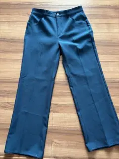 GU パンツ モスグリーン　センタープレス　XL 春