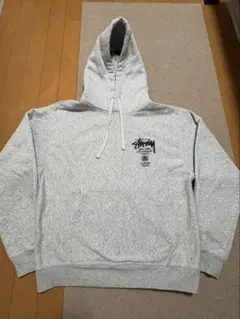 STUSSY プルオーバーパーカー グレー S