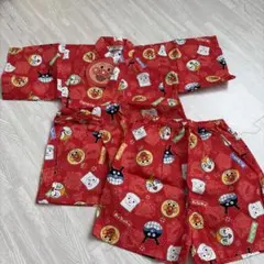 ANPANMAN 赤 甚平 サイズ100