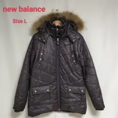 new balance ニューバランス ダウンジャケット サイズL パープル