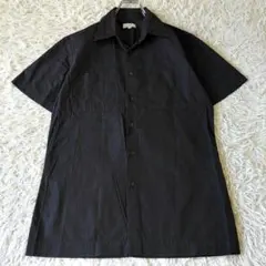 00s archive ライカ期 ドリスヴァンノッテン オープンカラーシャツ 黒のサムネイル