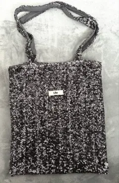 Uhr スパンコール トートバッグ　シルバー