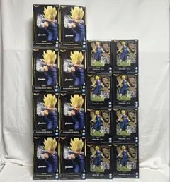 【2種16個セット】ドラゴンボール フィギュア★魔人ベジータ×8 &ベジット×8