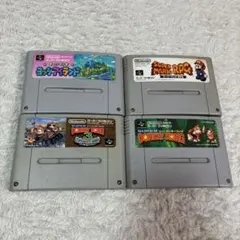 スーパーファミコン　カセット　4本セット　ソフト　まとめ売り