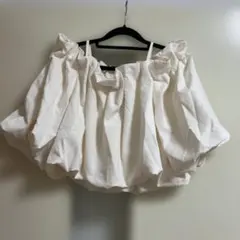 RETRO GIRL オフショルダー ブラウス F