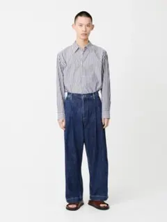 新品！STUDIO NICHOLSON WASHED DENIM ショートパンツ - メルカリ