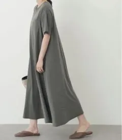 AMERICANHOLIC新品タグ付き スキッパーポケット付きワンピース CG