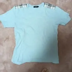 BURBERRY BLACK LABEL ライトブルー Tシャツ
