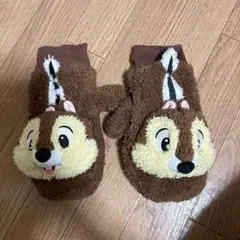 【ディズニー キャラクター チップ】ミトン手袋