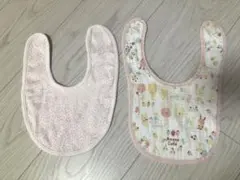 スーリー ベビースタイ 小花柄 ピンク Ananocafe 女の子 人気ブランド