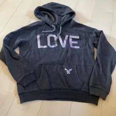 American Eagle パーカー LOVEロゴ