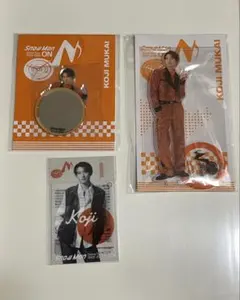 Snow Man アクスタ　クリアステッカー　ミラーステッカー　向井康二