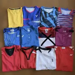 バドミントンウェア　ゲームシャツ セットYONEX Wilson 他　まとめ売り