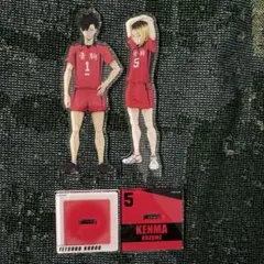 ハイキュー　音駒高校　黒尾鉄郎　弧爪研磨　アクスタ