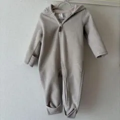 H&M フリースフード付きアウター US 6-9M ベビーアウター