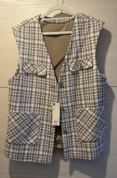 ツイード ベスト / ジレ　GU