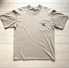 THE NORTH FACE スモールロゴポケットTシャツベージュ　M