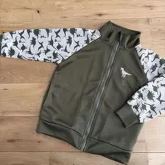 恐竜柄フルジップジャケット 100cm