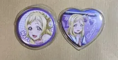ラブライブ サンシャイン　小原鞠莉　1st缶バッジ　ハート型