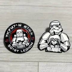 スターウォーズ】 ストームトルーパー ピンバッジ - メルカリ