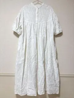 新品☆サマンサモスモス☆結びリボン＊フリル襟＊シャーリングギャザー