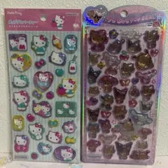 国内正規品 ポップデコパーティー うるちゅるポップシール ハローキティ