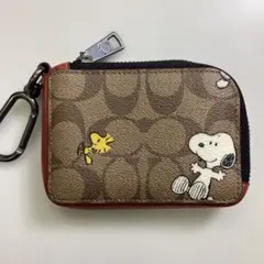パ*ダ様 コーチ　スヌーピー コインケース