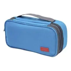 多機能ペンケース 大容量 シンプル 筆箱 ポリエステル ジッパー付き 仕分け収納