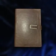 ブラウン システム手帳 ポケット付き　A5